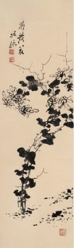  Crisantemo Pintura al %c3%b3leo - Crisantemos Zhen banqiao Tinta china